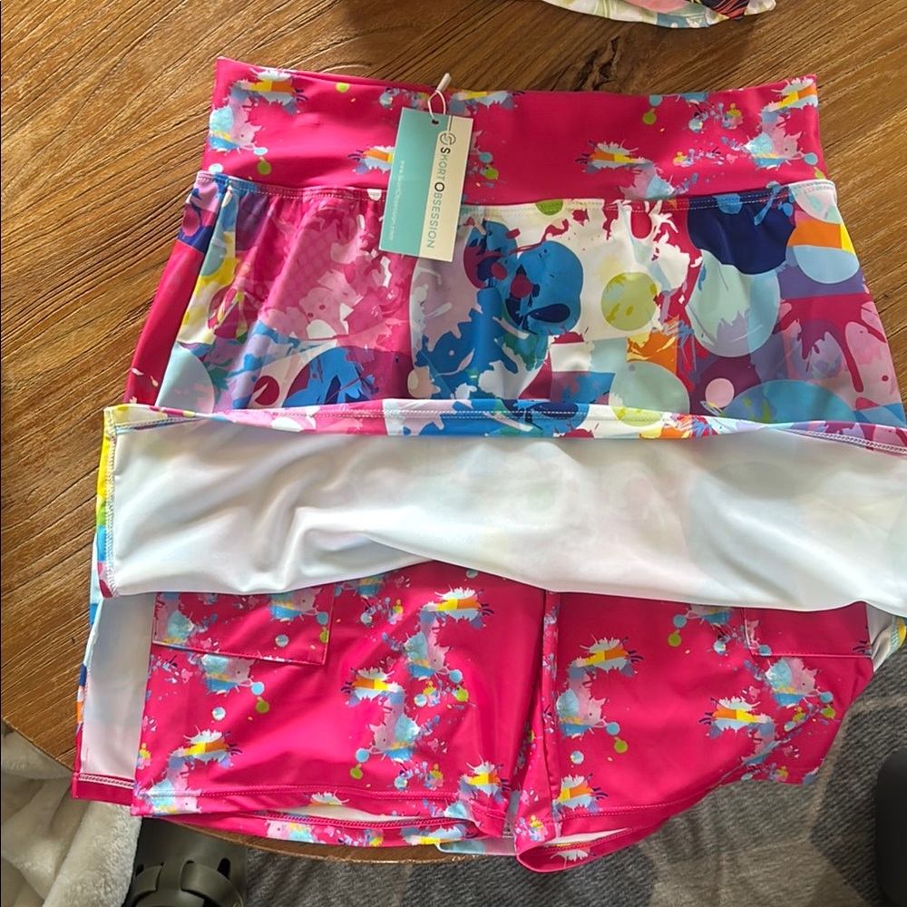 Skort Obsession Colorful Athletic Skort